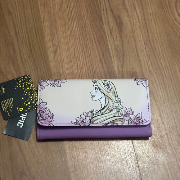Disney Loungefly Tangled Rapunzel Wallet NWT - Picture 1 of 3